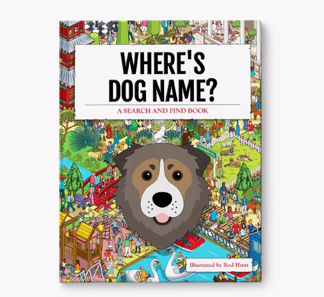 Personalised Where's {dogsName} Book